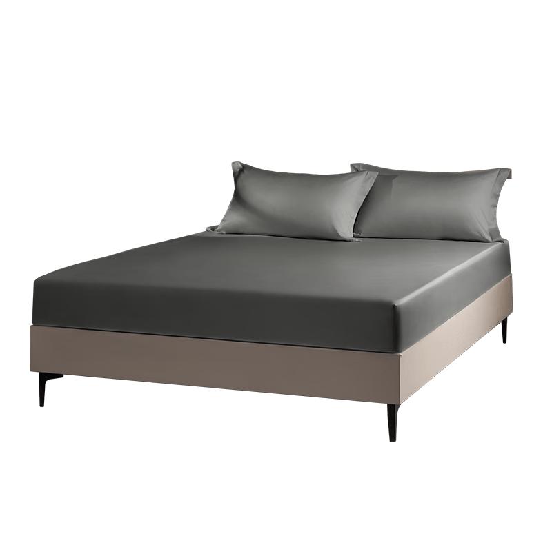 Luolai 100-Count Cotton Fitted Sheet 120x200x28cm