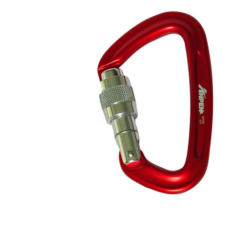 ANPEN D-Shape Screw Lock Carabiner