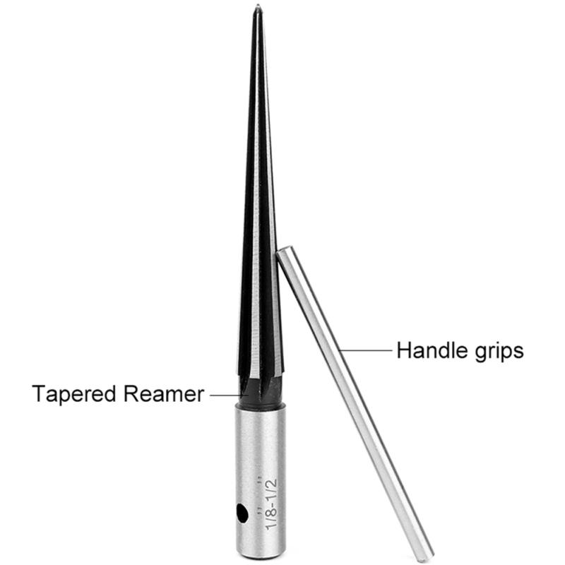 Bridge Pin Hole Reamer Tapered 5-degree 6 Fluted Acoustic Guitar Woodworker DIY Pickup Luthier Tool