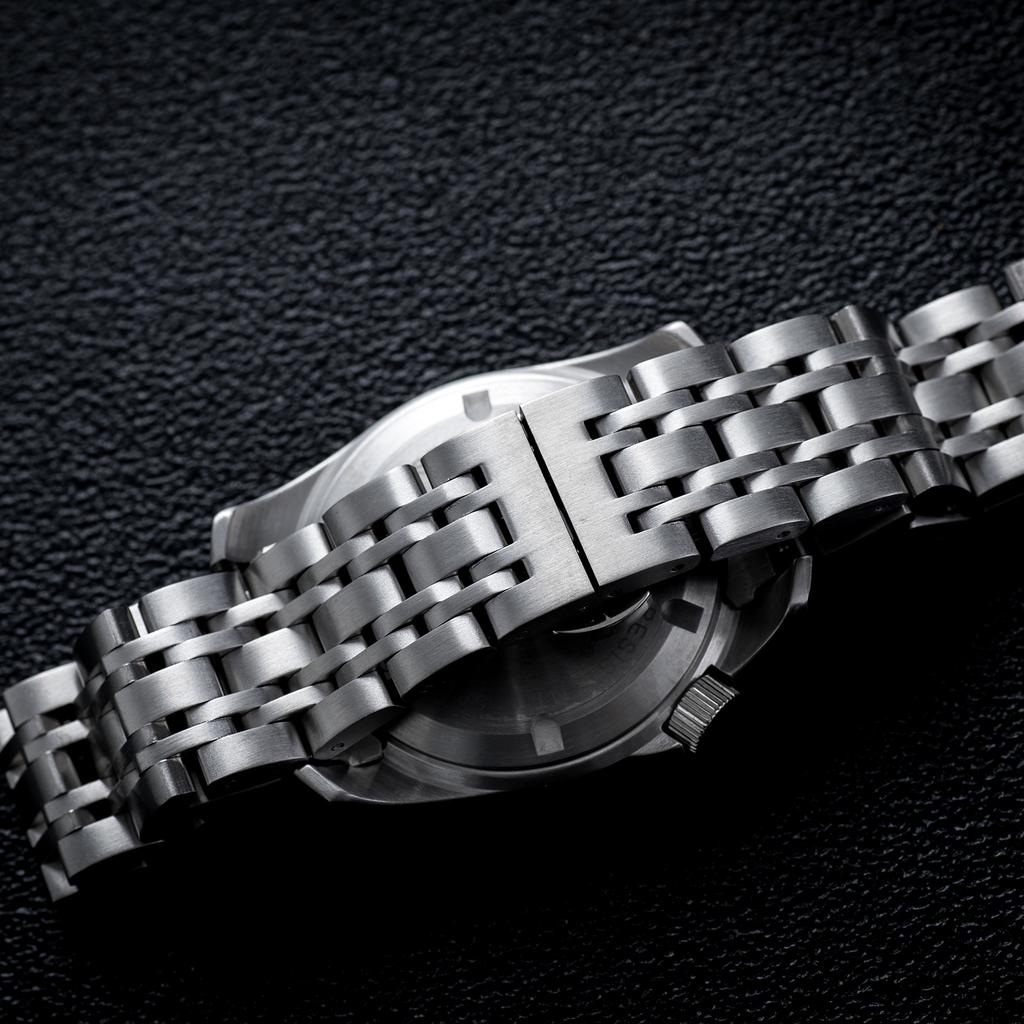 Saphirglas Herrenuhren Japanisches Uhrwerk wasserdicht 5Bar Schwimmen Luxus Business Edelstahl Vintage Pilot Herrenuhr