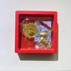 2026 Year of the Horse Zodiac Pendant Keychain with Gold Horse Phone Sticker