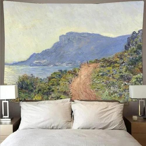 Oil Painting Style Background Tapestry Bedroom Living Room Tapestry Home Wall Decoration Tapestry
