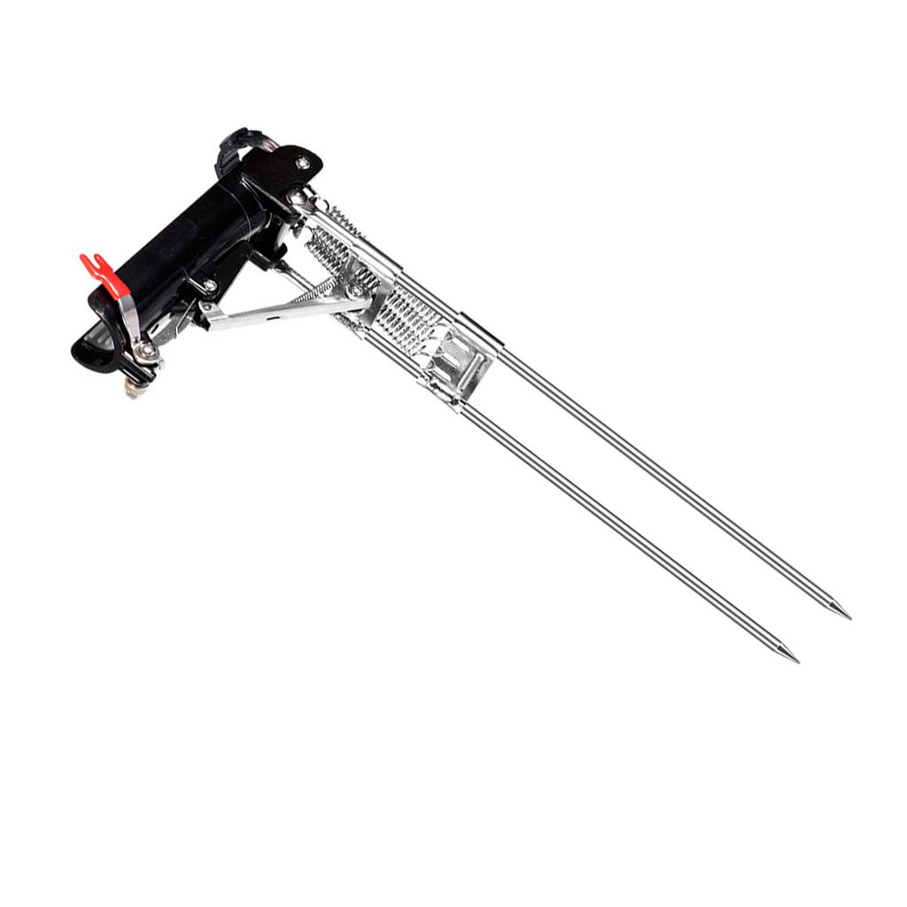 Automatic Spring Fishing Rod Holder for Lakes Pond River Fishing Universal Stainless Fishing Pole Stand High Sensitivity