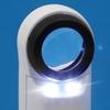 New Handheld 40X21mm Jewelry Magnifier with Dual LED Lights