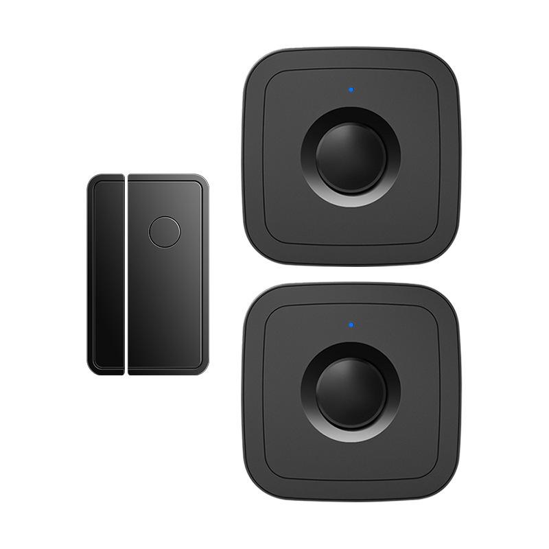 Doorway Visitor Sensor: Entrance Greeter with Voice Prompt for Stores and Supermarkets чёрный