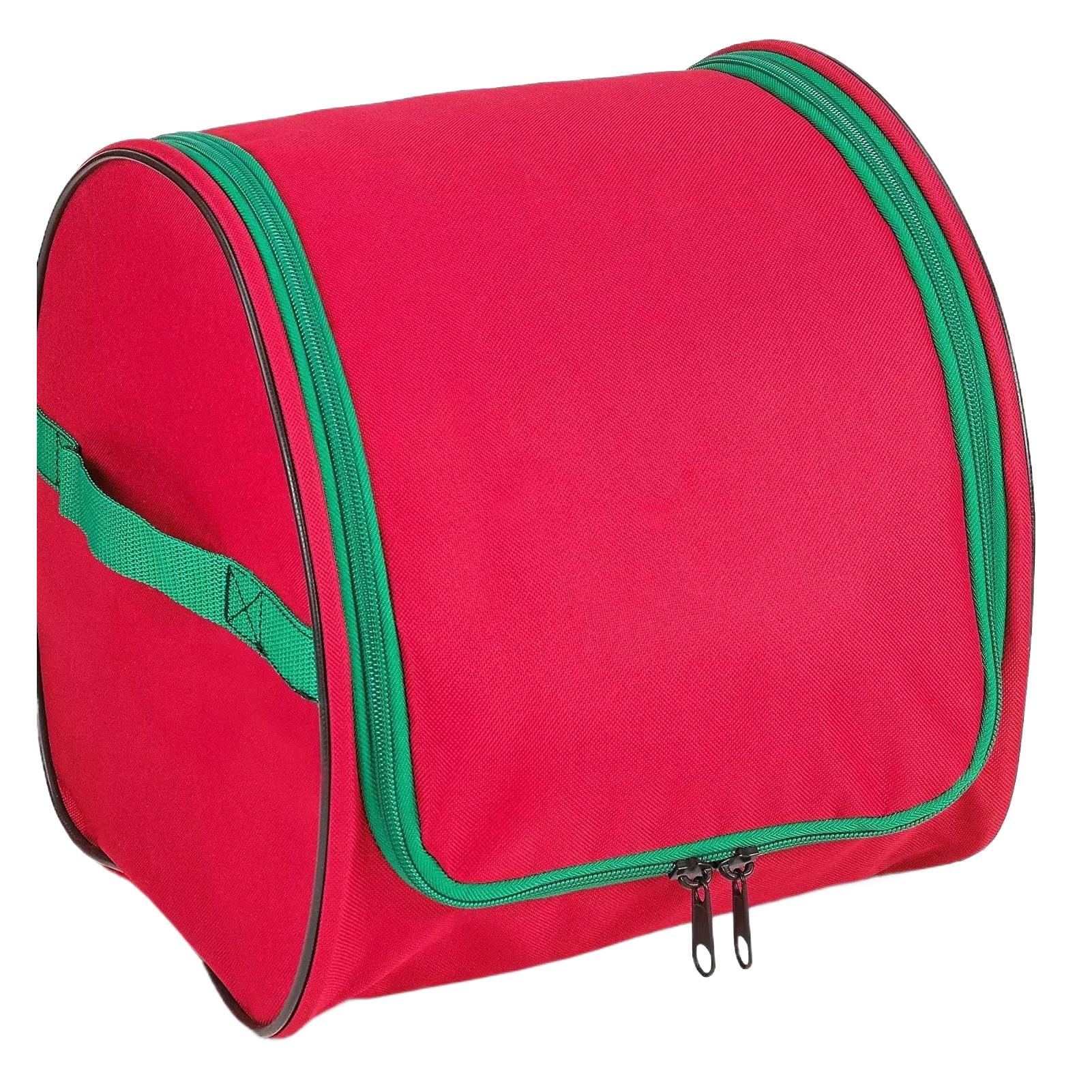Christmas LED Light Storage Bag Heavy Duty Oxford Fabric U-Zipper Multifunctional Organizer Tear Proof for Holiday Decor Holder