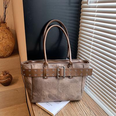 Large Capacity Portable Commuter Bag Women's New Trend Summer Fashion Tote Bag Shoulder Armpit Bag