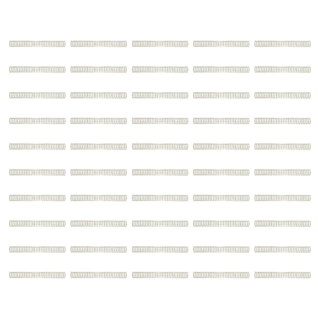 50τμχ Σπιράλ Δέσης Διάμετρος 19mm 3/4in 34 Δόντια 3:1 Αναλογία 180 Χωρητικότητα Φύλλων Σιδερένιο με Νάιλον Επίστρωση fo