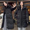 Winter New Hooded Korean Mid-length Thickened Loose Plus-size Down Cotton Jacket Cotton Jacket Women's Cotton Jacket