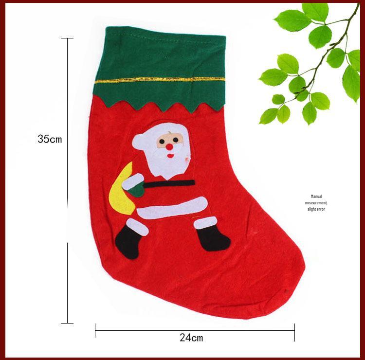 Exquisite Christmas Gift Bag - Santa, Snowman, Deer Candy Stocking Decoration