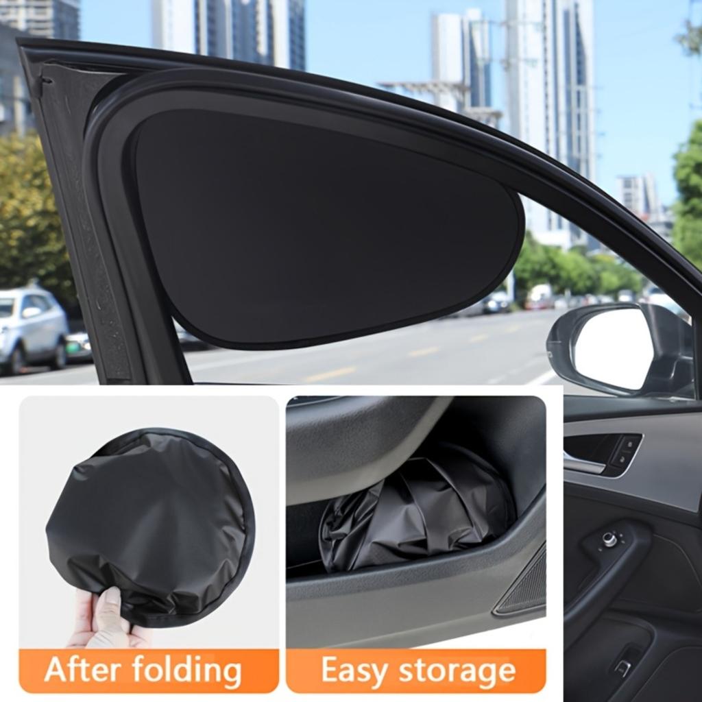 2-Piece Car Sunshade Set for Driver & Passenger Seats, Window Sunshades, Heat-Insulating & Cooling