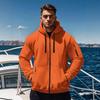 Sweat à capuche de sport uni à fermeture éclair pour homme CrossTUME 2025 - Taille européenne