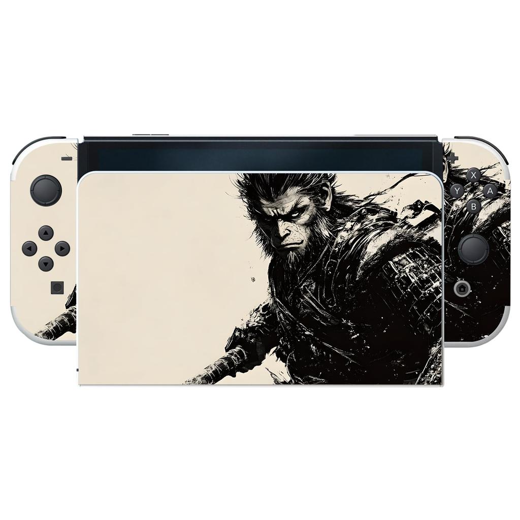Plná sada ochranných nálepek PlayVital kompatibilní s OLED vlastní vinylovou nálepkou Skin Seals Kompatibilní s modely s dokovací rukojetí Switch OLED Console a