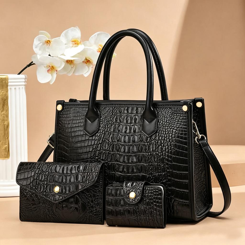 Spacious All-Match Office Tote Handbag For Ladies, Multiway Top Handle Shoulder & Crossbody Bag