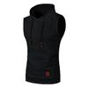 Gilet in Maglia con Cappuccio da Uomo Slim Fit - Pile Sottile, Edizione Autunno/Inverno