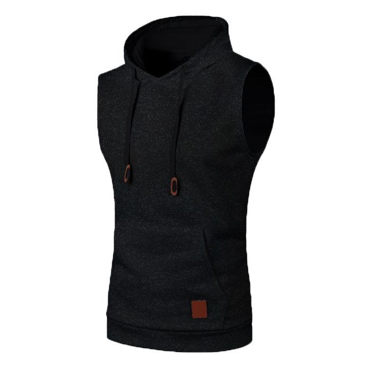 Gilet in Maglia con Cappuccio da Uomo Slim Fit - Pile Sottile, Edizione Autunno/Inverno