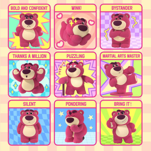 52TOYS BLINDBOX LOTSO IT'S ME 2 Series, Second Series, Blind Box Trading Figure, Collectible Figure, "Toy Story 3" Collaboration Merchandise, Lotso's