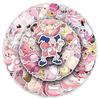 50 Pink Pokémon Anime Stickers for Notebooks, Luggage, and Skateboards
