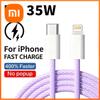 Xiaomi 35W PD Fast Charging Cable For iPhone X XR XS Max 11 12 13 Mini 14 Pro Max 7 8 Plus Rapid Charge7T USB C Data Cables