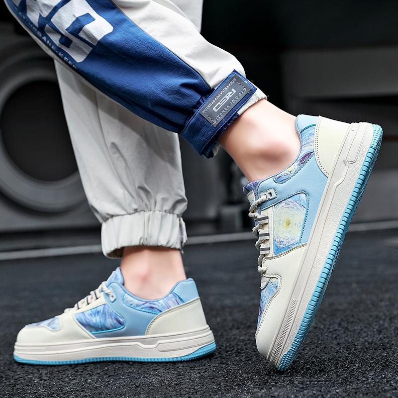 Men’s Jogging Sports Shoes Casual Street Style Running Sneakers Students Large Plus Size Skate Boarding Shoes
