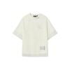 X MIHARA YASUHIRO FILA X MIHARA YASUHIRO T Shirts Women's Coconut Milk White Crew Neck Moderate Straight Fit F11W233101F-IV