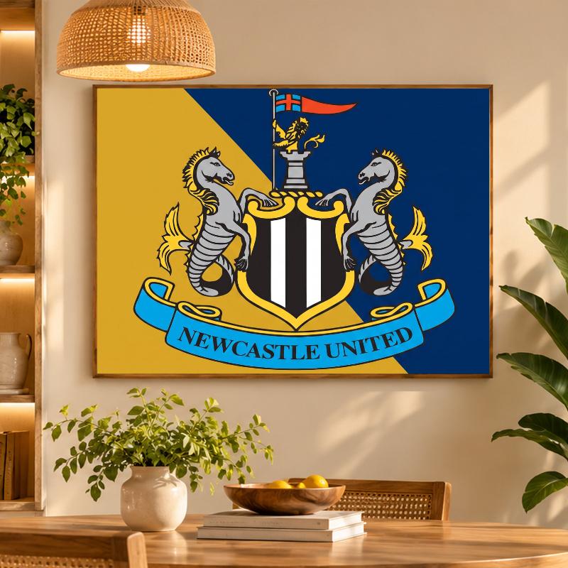5D Diamond Painting Newcastle United Football DIY Full Drill Diamond Art Kit Home Decoration