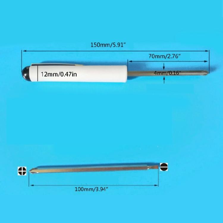 Crossing Flathead  Screwdriver Tool Steel Magnetic Screwdriver for Electricia