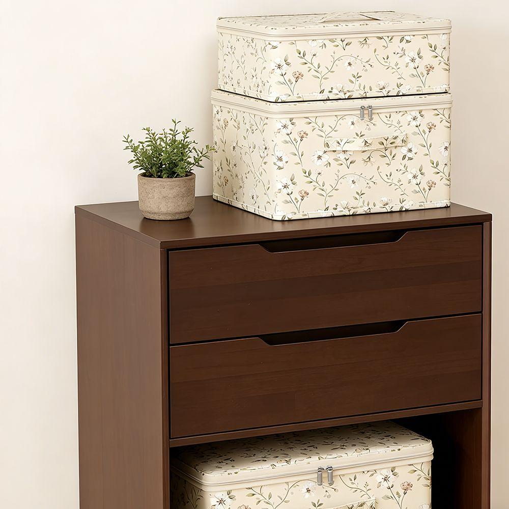 Washable Wardrobe Storage Bins Foldable Toy Storage Box Clothes Quilt Storage Box  for Home