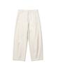 KNITTED Cotton Wide Cut Pants Ivory