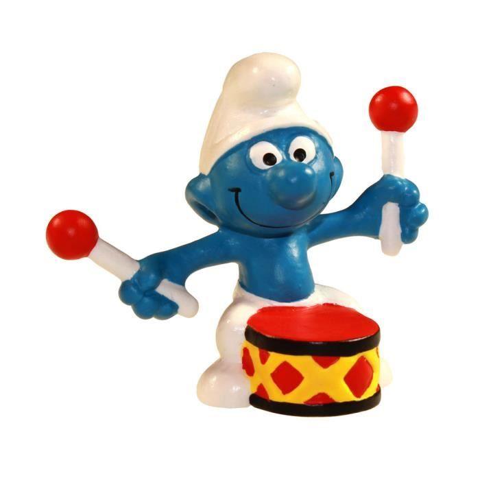 Les Schtroumpfs Figurine Schtroumpf Tambour 6 Cm