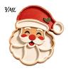 Durable Christmas Food Tray Tree Serving Platter, Wooden Snack for Holiday Parties, Multi-Compartment Display Festive Fruit Dish with Compartments