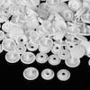 Sewing Accessories Plastic Scrapbooking Transparent Snap Buttons Press Button Fasteners