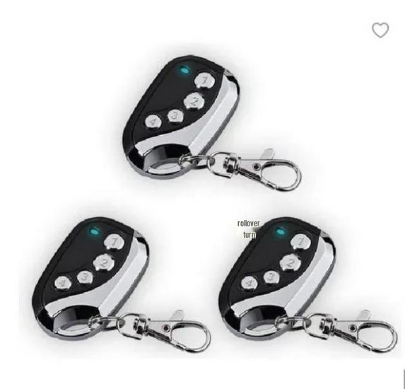 4-Key Wireless Remote Control Cloning Switch 433.92 MHz Frequency