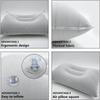 Inflatable Travel Pillow Portable Air Pillow for Camping Hiking Home Office Napping Sleeping Neck Waist Lumbar Support