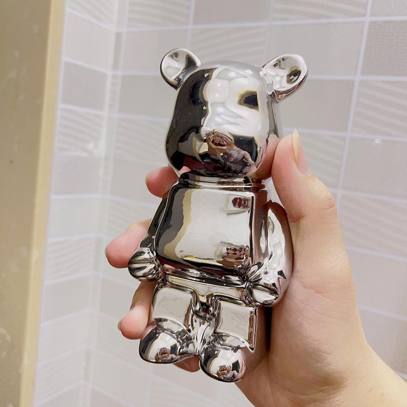 

Nordic Hand Sanitizer Bottle Shampoo Bath Subpackage Press Bottle Lotion Bottle Ceramic Diamond Soap Dispenser Bathroom Supplies