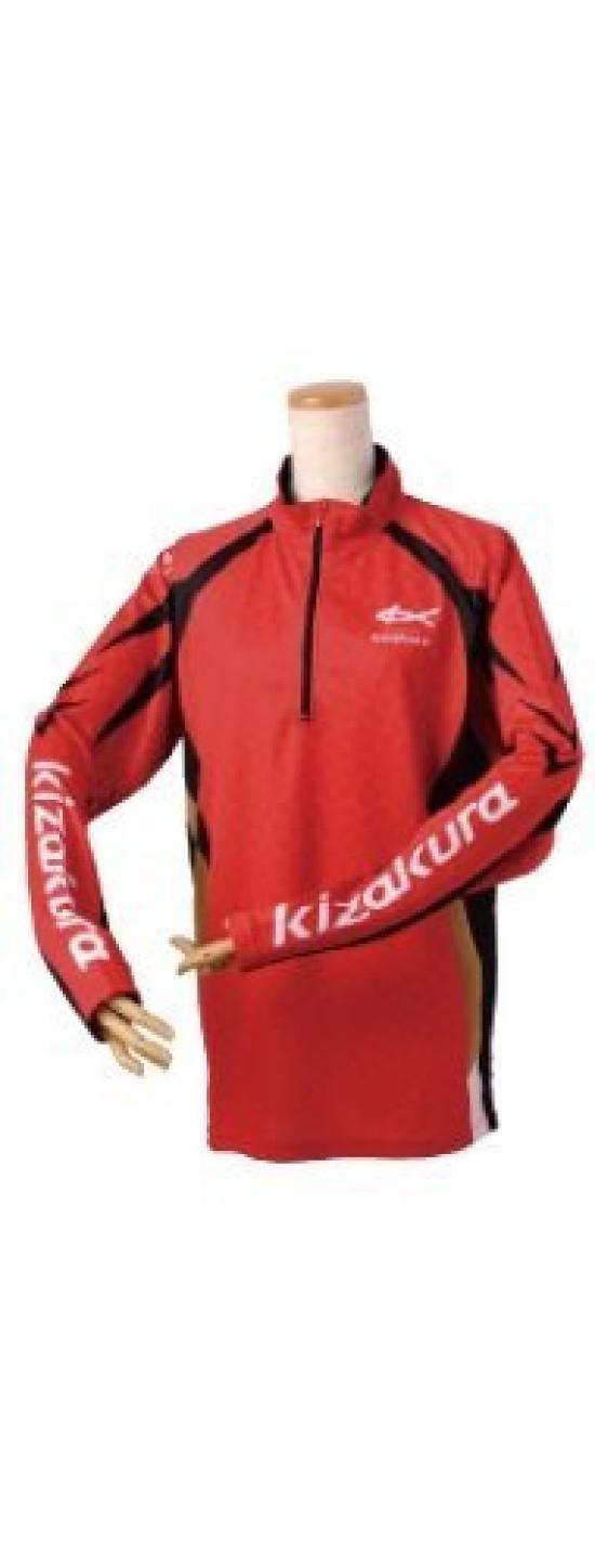 

Kizakura Kz Футболка 08433 Размер S На молнии Красная,