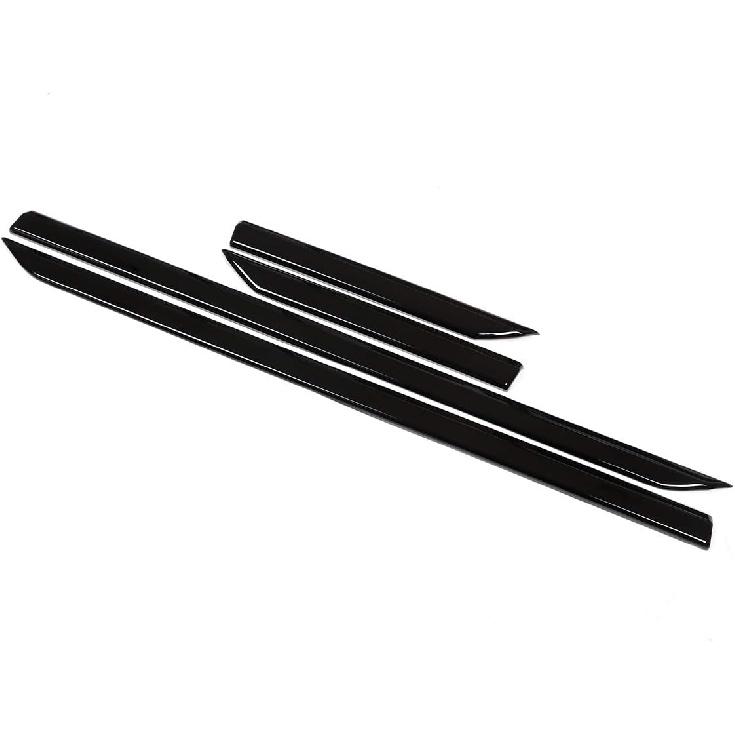 4pcs Piano Black Side Fender Cover Trim ABS Plastic for Land Rover Range Rover Velar 2017 2018 Car Accessories