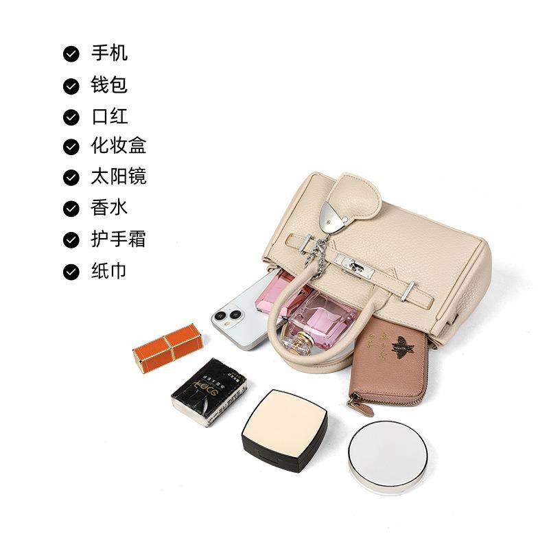 Borsa a mano borsa Nuova pelle autunno e inverno borsa da donna Versatile borsa a tracolla Premium lusso leggero borsa a spalla platino