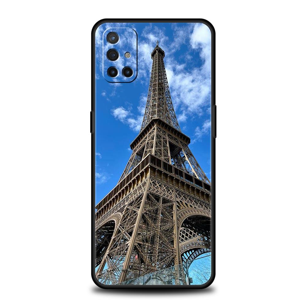 Phone Case For OnePlus 15 13 12 11 10 9 8 7T Pro 13T 13R 12R 10R 9RT 8T Nord 2T CE 2 3 5G Lite Cover Red Umbrella Eiffel Tower