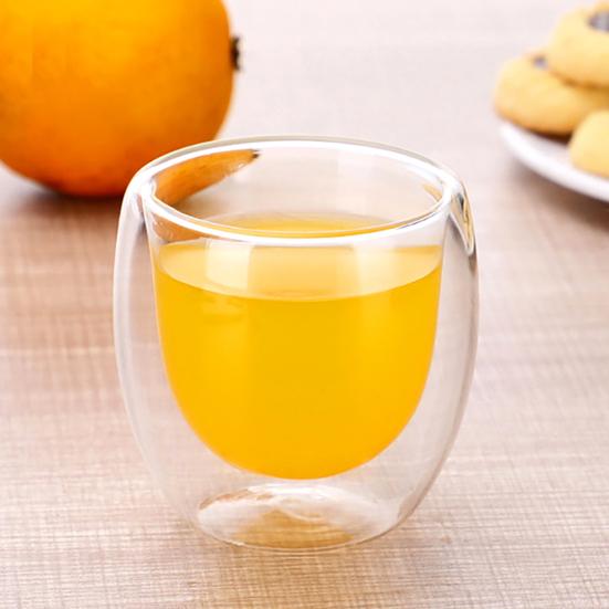 Milk Mug Lightweight Heat Resistant Double Wall Double Layer Glass Mug Tea Coffee Milk Mug