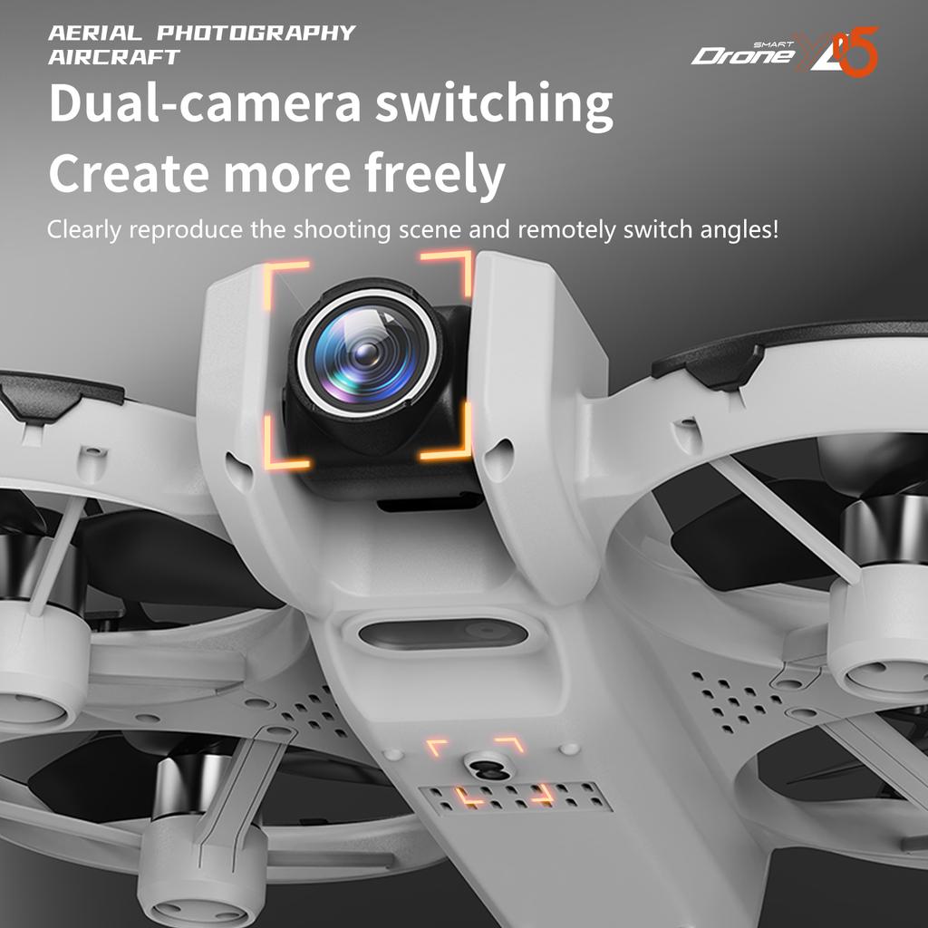 YL05 MAX Drone 8K Aerial HD Dual Camera Intelligent Obstacle Avoidance Screen Remote Control Brushless Power GPS Toys Drone