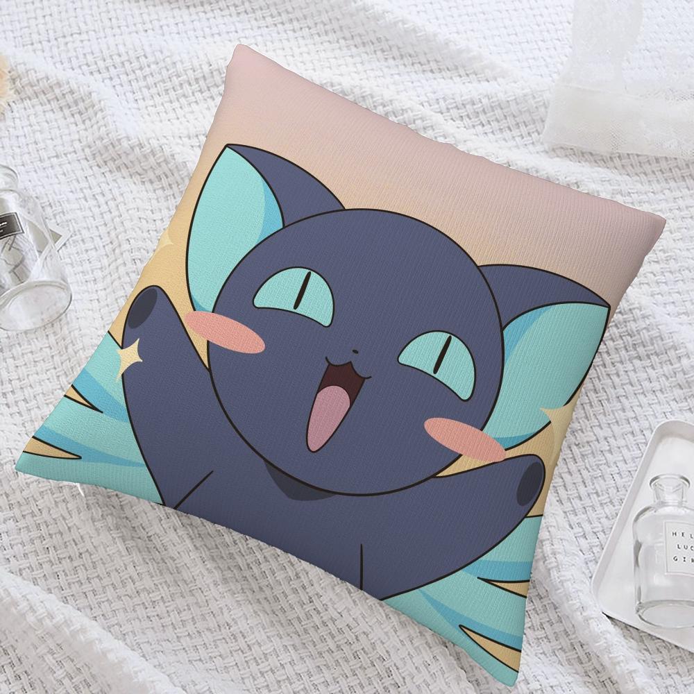 Anime C-Cardcaptor S-Sakura Pillow Case Sofa Decorative Home Double-sided Printing Short Plush Cushion Cover Throw Pillow Cover