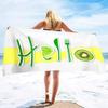 Summer Hawaii Beach Coconut Print Beach Towel Microfiber Bath Towels Bathroom Sport Bar Spa Golf Towel Quick Dry Swimming Cover
