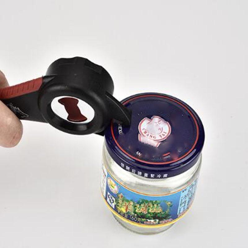 Kitchen Multifunction Bottles Jars Cans Manual Opener Tool Gadget Five-in-one Bottle Opener Multi-fun