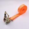Safety-Engineered Luggage Tie-Down; Heavy-Duty Ratchet Strap with Metal Buckle for Cars and Trucks