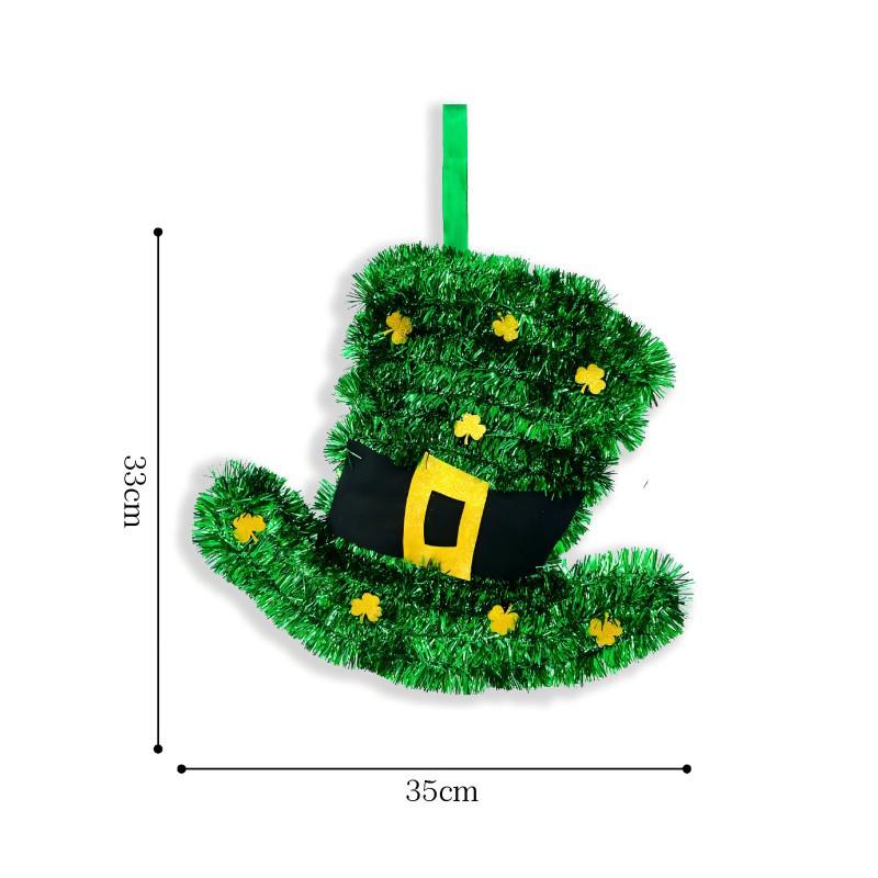 St. Patrick s Day Shamrock Hat Door Hanging Decoration Pendant