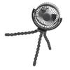 Handheld Stroller Fan Battery Operated 360 Degree Rotating Flexible Tripod Clip On Fan 2600mAh