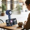 Portable Mini Handheld Fan USB Hand Fan Rechargeable Portable Outdoor Small Pocket Fan 3 Speed Mini Desk Fan with Phone Stand