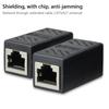 20pcs RJ45 Extender Adapter Cat 6 Ethernet Adapter Gigabit Interface Network Extender Convertor Extension Cable Female to Female