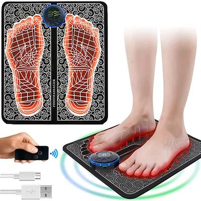 EMS Charge Foot Acupoint Massage Pad Current Reflection Foot Massage Muscle Stimulation Improves Blood Circulation Relieve Tool